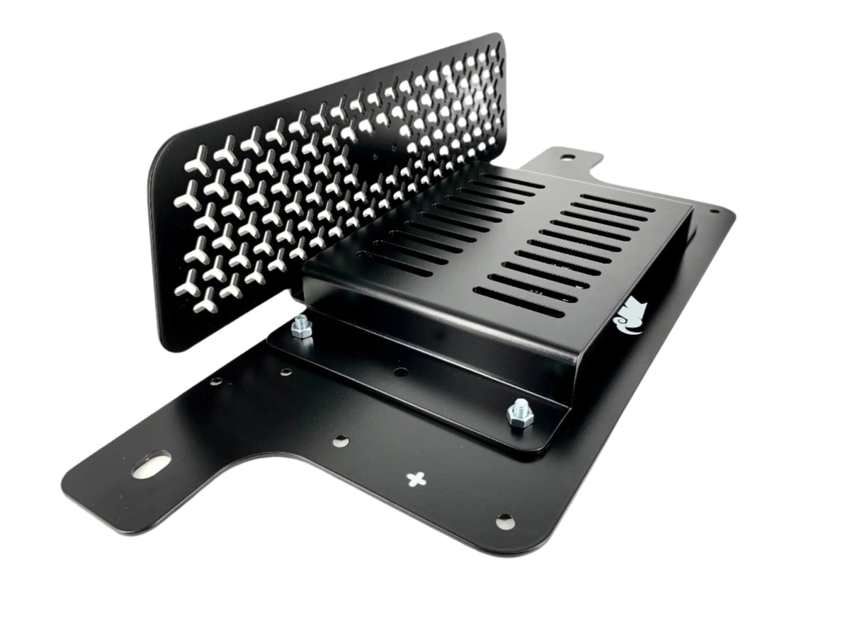 Seat+ mount with Radio and KickPlate Expansions.