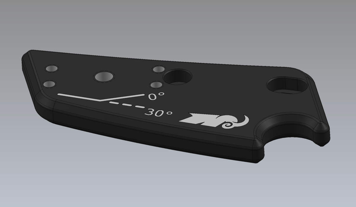 CAD images of mount.