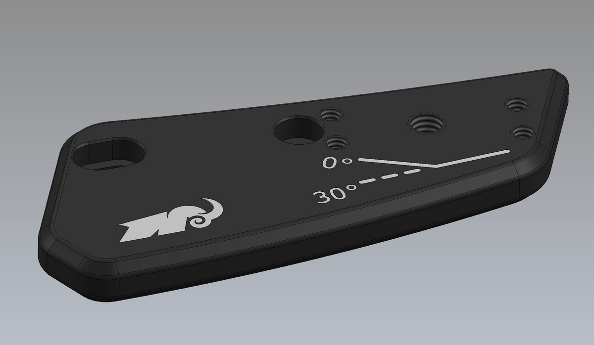 CAD images of mount.