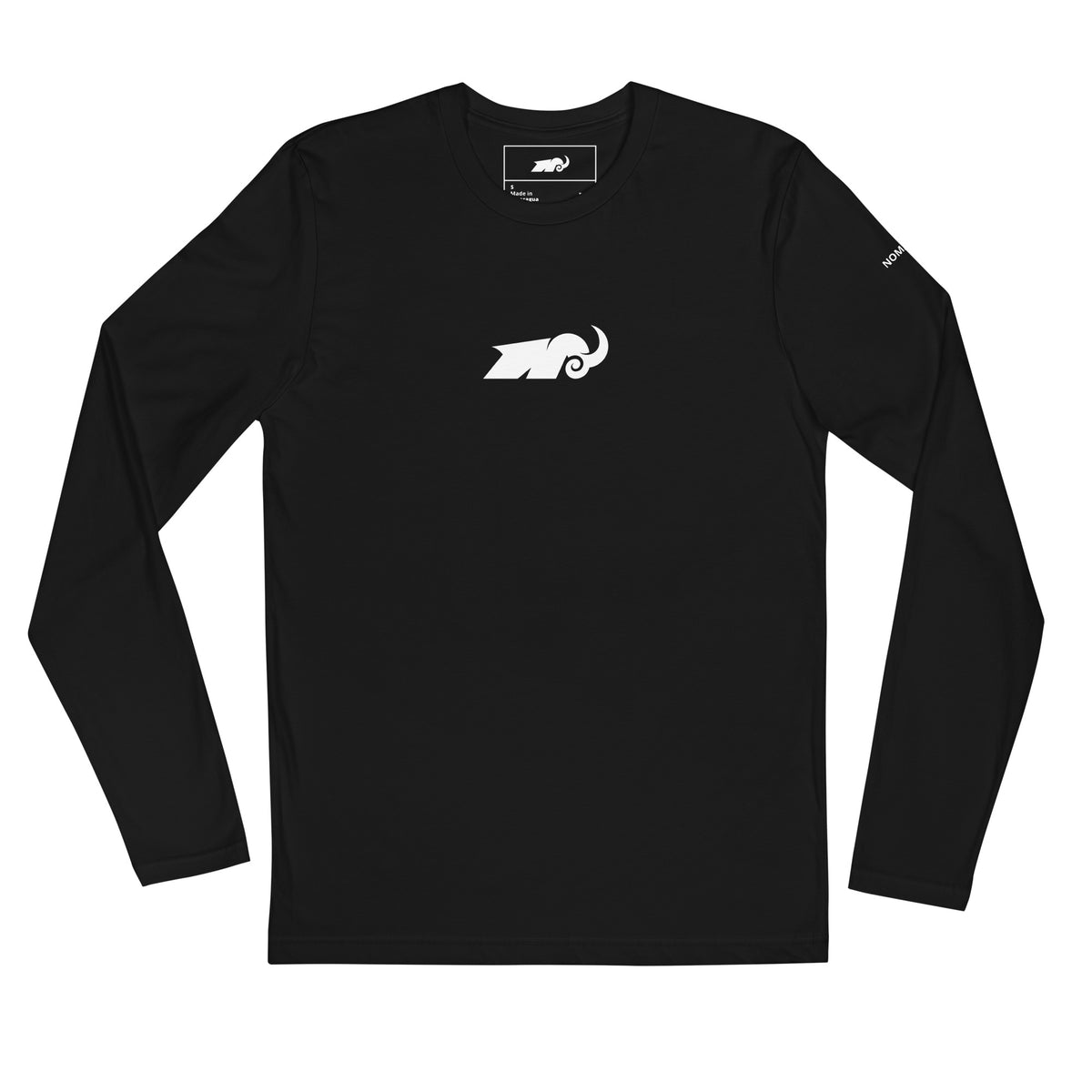 Black long sleeved shirt mockup